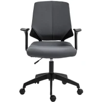 Vinsetto Ergonomic Home Office Chair 360° Swivel Height Adjustable Task Seat(m-5)