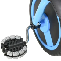 Qaba 3 Wheel Foldable Kids Tricycle Walking Toddler Bike for for 3-5 Year-old Boys & Girls Blue(m-16)