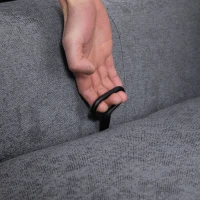 HOMCOM Modern L-Shaped Sectional with Chaise, 3 Seater Manual Recliner with Ottoman, Storage Console, Cup Holders, USB Charging, Gray(m-19)