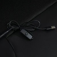 Vinsetto Mesh Office Chair with Rechargeable Electric Vibration Massage Lumbar Rocking, with Pillow, Wheels - Black(m-20)