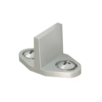 HOMCOM 8FT Modern STAINLESS STEEL Sliding Wood Barn Door Hardware Kit Track Set Door System Silver(m-3)