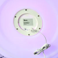 Outsunny 16" Led Stool Chair 16 RGB Color Changing Outdoor LED Light Mood Lamp with Remote Control for Party, Pool Deck, Indoor Room(m-15)
