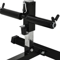 Soozier Power Rack Exercise Pulldown Weight Machine with 5 Adjustable Cable Positions for Strengthening Many Muscle Groups Home Gym, 41" x 47" x 71"(m-13)