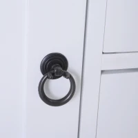 HOMCOM Storage Cabinet Floor Cabinet Drawer with Knob MDF(m-10)