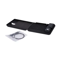 HomCom Portable Safe Case with Biometric Fingerprint Lock(m-3)