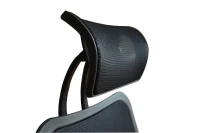 HomCom Ergonomic Mesh Office Chair with Headrest - Black(m-8)