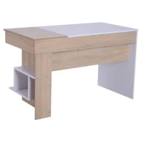 HOMCOM Wood Flipp Top Computer Desk Storage Cube Shelf Home Office(m-5)