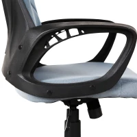 Vinsetto Ergonomic Gaming/Office Chair Height Adjustable Swivel Grey(m-10)