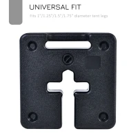 Outsunny 4-Piece HDPE Canopy Tent Weights with a Slotted No-Pinch Design, Side Carry Handles, & Sand/Water Fill(m-4)