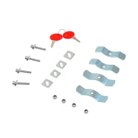 HOMCOM Detachable Scooter Motorcycle Trunk 35L Tour Tail Carrier Lockable Black(m-8)