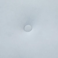 HOMCOM Nesting Coffee Table Set of 2, Round End Tables with Velvet-Feel Button Tufted Top for Living Room, Home Office, Grey(m-12)