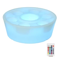 Outsunny Colorful Flash Light Up Atmosphere Party Decor Light Tableware for Party Bar(m-2)