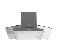 30" Kitchen Wall Mounted Range Hood/Vent -  Stainless Steel and Glass(m-2)
