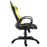 Vinsetto Executive Adjustable Office Chair Mid Back Rocking Office Chair with Wheels Neon Color(m-8)