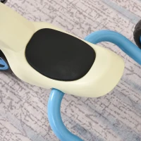 Qaba 3 Wheel Foldable Kids Tricycle Walking Toddler Bike for for 3-5 Year-old Boys & Girls Blue(m-8)