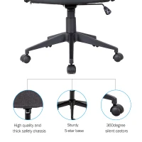 Vinsetto Modern Home Office Chair Executive Computer Task Seat Height Adjustable Swivel Rock(m-5)