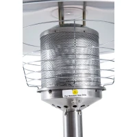 Outsunny Infrared Tabletop Patio Heater Outdoor Propane Butane Gas Stainless - Silver(m-3)