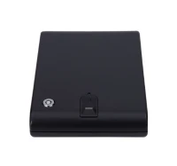 HomCom Portable Safe Case with Biometric Fingerprint Lock(m-4)