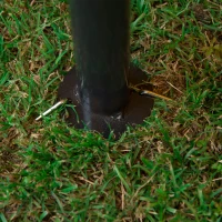 Outsunny Φ11.5'x9.2' 2 Tier Sun Shelter Canopy Gazebo Tent w/ Curtain Orange(m-10)