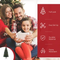 HOMCOM 7FT Pre-Lit Fiber Optic Arfiticial Christmas Tree with Star Tree Topper, Solid Metal Base, 280 Branch Tips, 6 Color LED Lights for Home and Holiday Decoration(m-4)