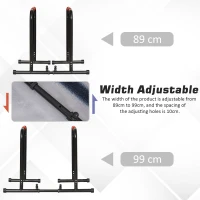 Multifunctional Dip Stand Station for Home Gym Equipment with Safety Connector(m-7)