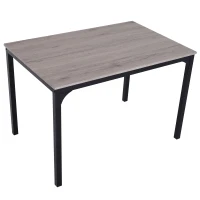 HOMCOM 5pcs Kitchen Dining Table Padded Seat PU Upholstery(m-9)