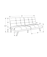 Monarch Split Back Linen Convertible Sleeper Sofa - Sand(m-4)