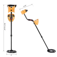 Outsunny Metal Detector w/ Adjustable Sensitivity Gold Search Device(m-3)