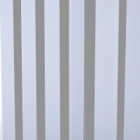 HOMCOM 44" Radiator Cover Painted Slatted MDF Cabinet Lined Grill White(m-8)