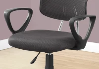 Monarch Ergonomic Swivelling  Juvenile Curved Mid Back Office Chair - Black(m-3)