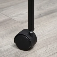 PawHut Two-Story Small Animal Cage Removable from Stand, Pet Habitat with Shelf & Wheels, 33" x 18.5" x 35", Charcoal Gray(m-15)