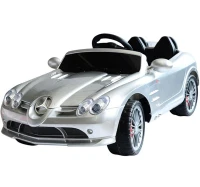 Mercedes-Benz Licensed Ride On Car Electric Benz SLR 722S Remote Control Silver(m-3)