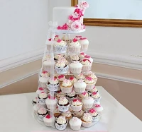 HomCom 6 Tier Cupcake Stand Circle Acrylic Wedding Party Cake Stand Bakeware, Transparent(m-2)