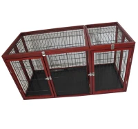 PawHut Pet 54" Dog Crate with Separator(m-3)