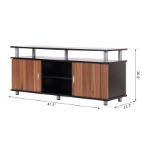 HOMCOM TV Cabinet Universal Entertainment Center Storage(m-3)