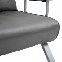 HOMCOM Convertible Double Sleeper Sofa Bed W/ 5 Backrest Position Folding Loveseat(m-12)