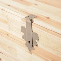 HOMCOM Wooden Storage Trunk Box Crate Case Craft Organizer Home(m-3)