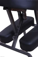 HomCom 3" Foam Portable Massage Chair PU Leather Spa Beauty Chair Black(m-7)