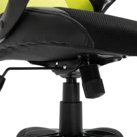 Vinsetto Executive Adjustable Office Chair Mid Back Rocking Office Chair with Wheels Neon Color(m-11)