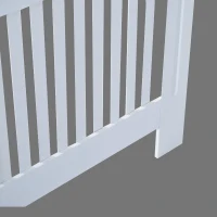 HOMCOM 60" Radiator Cover Painted Slatted MDF Cabinet Lined Grill White(m-3)