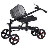 HOMCOM Foldable Knee Walker W/ Non-Marking Wheel(m-9)