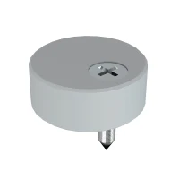 HOMCOM 8FT Modern STAINLESS STEEL Sliding Wood Barn Door Hardware Kit Track Set Door System Silver(m-6)