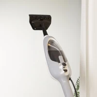 HOMCOM Steam Mop Cleaner for Laminate, Hardwood, Tiles and Carpet, 10–In-1 Multi-Purpose Floor Steamer for Kitchen, White/Grey(m-13)