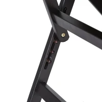 PawHut 4 Step Height Adjustable Portable Wooden Easy Climb Pet Stairs - Dark Brown(m-9)