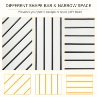 PawHut Furniture Style Dog Crate End Table w/ Cleaning Tray, Steel Dog Cage Kennel for Small Medium Pet Indoor Use Black(m-6)