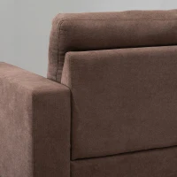 HOMCOM Living Room Multi-Piece Chaise Sofa Lounger w/Mid-Century Style and Sturdy Frame(m-9)