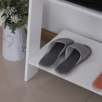 HOMCOM 3 Tier Leaning Ladder Shelf Wall Storage Display Rack Bookcase Plant Flower Stand White, (26.25"Lx15.25"Wx77.25"H)(m-9)