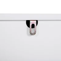 HOMCOM Kids Cabinet Bedroom Storage Organization Unit Bedroom Blue(m-10)