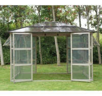 Outsunny Luxury Gazebo With Doors and Windows(m-2)