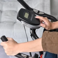 Soozier Stationary Exercise Training Bike Indoor Cycling Bike w/ LCD Monitor(m-13)